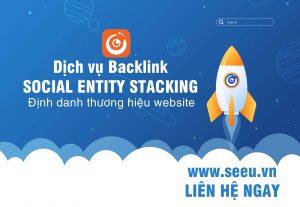 Dịch vụ Social Entity Stacking DR 50+ chuẩn SEO. Ảnh: Seeu Solutions Agency