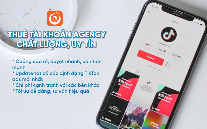 dịch vụ cho thuê tài khoản quảng cáo TikTok