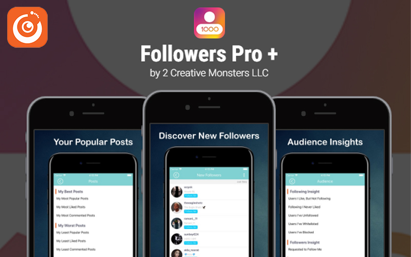 App tăng follow Instagram cho iphone: Follower Pro+