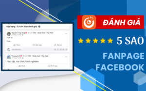 Dịch vụ đánh giá 5 sao fanpage facebook