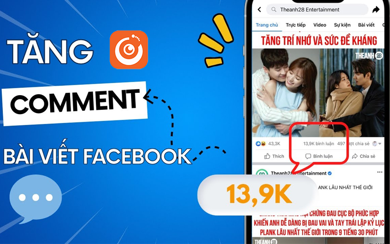 Dịch vụ tăng comment bài viết trên facebook