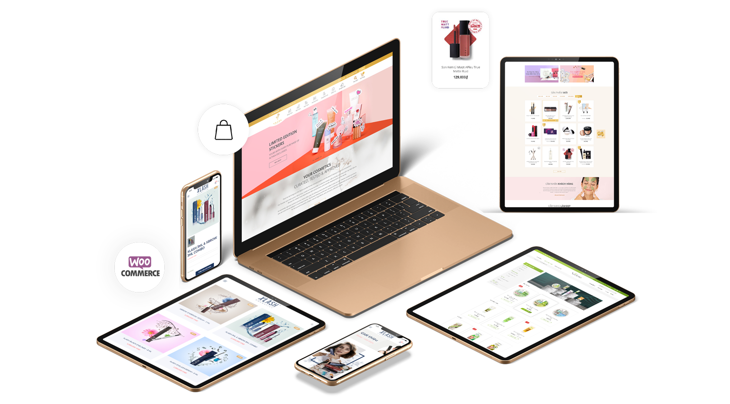 dich vu thiet ke website my pham