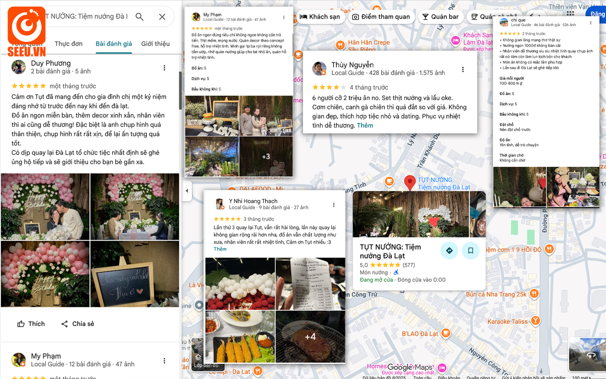 đơn vị seo map đà lạt