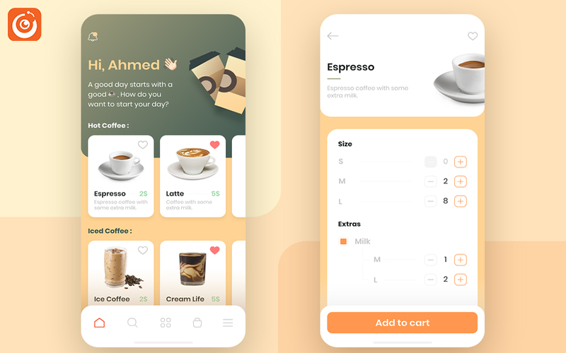 Thiết kế App Quản lý quán Cà phê