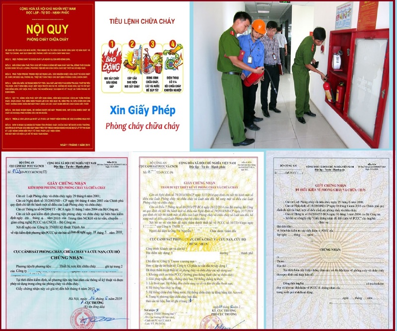 thủ tục xin cấp giấy phép phòng cháy chữa cháy