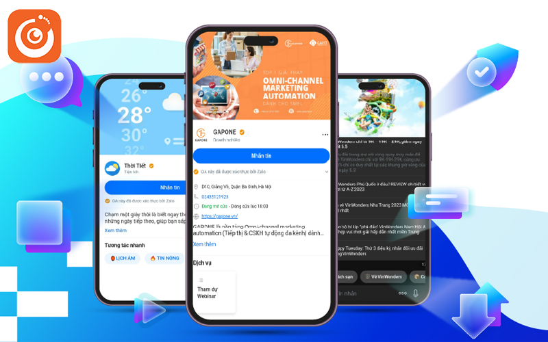 Dịch vụ lên tích vàng Zalo
